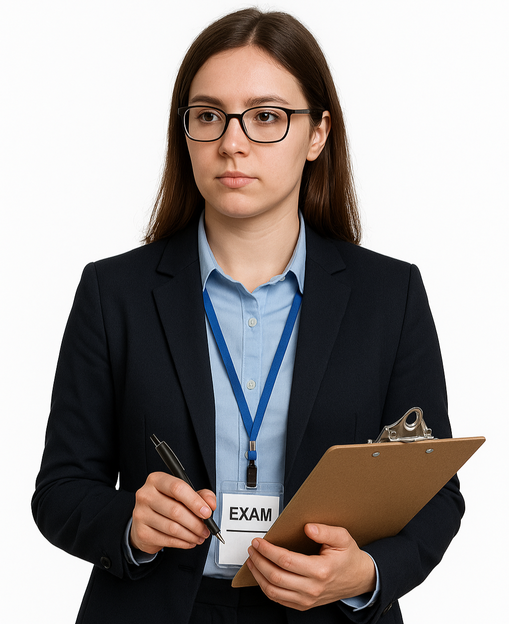 Invigilator at exam hall